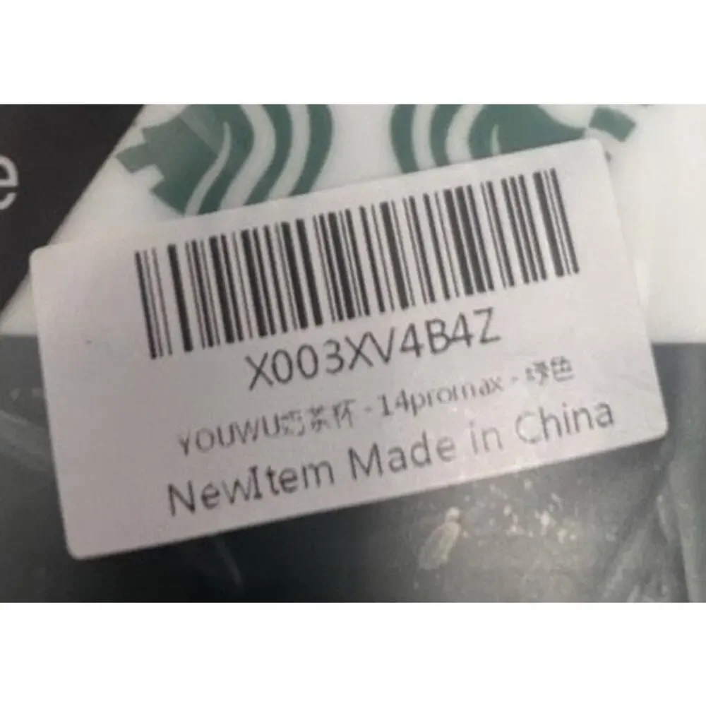 Starbucks Green White Rubber Cell‎ Phone Case 14 Pro Max